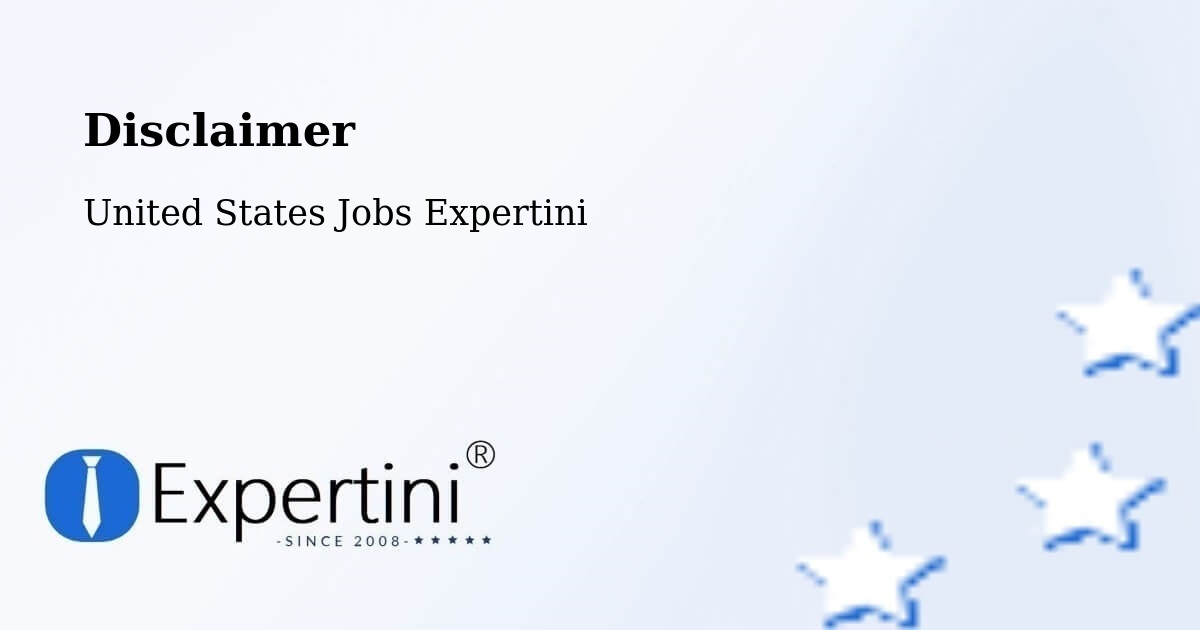 Disclaimer – Mescal - United States Jobs Expertini